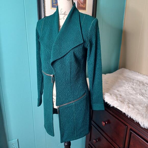 Eva Varro Barcelona Jacket Pebble Textured Statement Jacket Casual/Business S - Picture 1 of 8